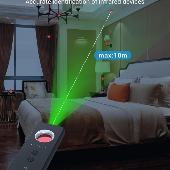 Brand new – Hidden Camera & Bug Detector R36 | Wireless Privacy Scanner - Picture 8 of 8